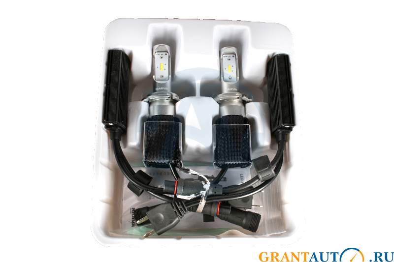 Лампа NARVA диодная H7 6000K комплект фотография №2