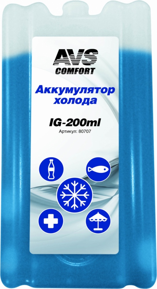 Аккумулятор холода AVS IG-200 ml пластик фотография №1
