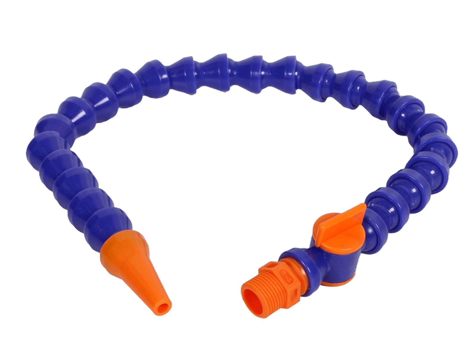 Трубка для подачи СОЖ 3/8 500мм c краном круглый наконечник ANROKEY фотография №1