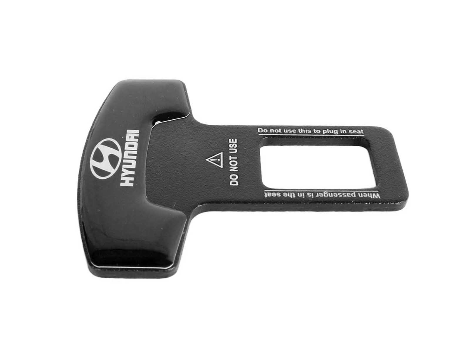 Заглушка ремня безопасности металлическая HYUNDAI 1 штука фотография №3