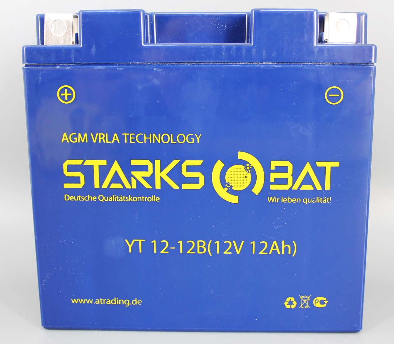 Аккумуляторная батарея STARKSBAT YT 12-12B YT14B-BS 6СТ12 фотография №1