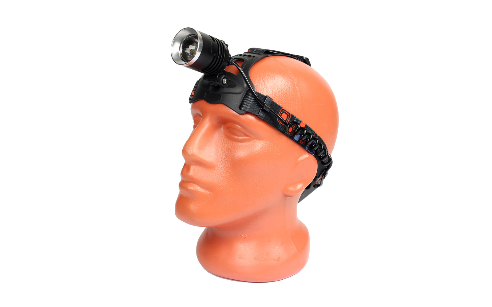 Фонарь налобный светодиодный АКБ USB 850 фотография №1