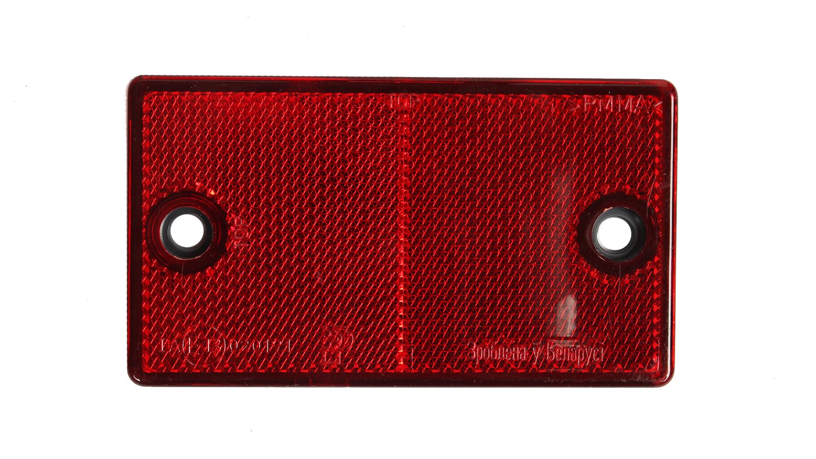 Катафот габаритный красный 65х115мм РУДЕНСК фотография №1