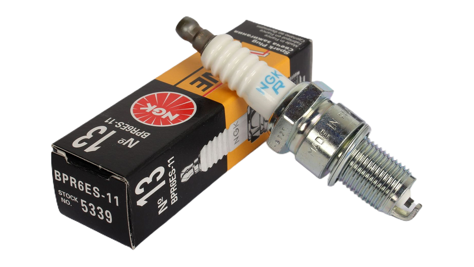 Свеча зажигания ВАЗ-2108i комплект 4 штуки NGK BPR6ES фотография №3