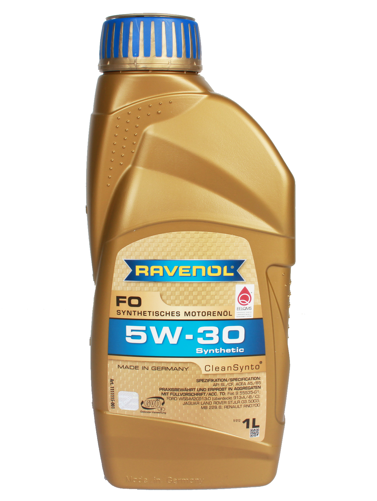 Масло моторное RAVENOL FO 5W30 1л фотография №1