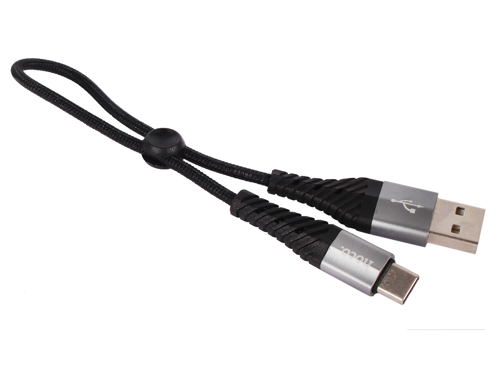 Кабель USB HOCO X38 USB-Type-C 25см черный фотография №1