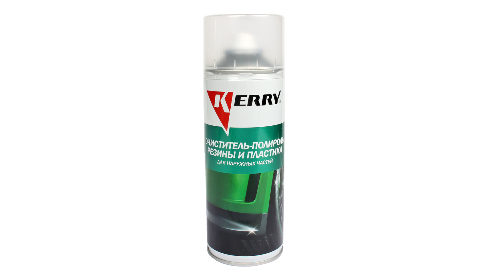 Очиститель KERRY-950 резины и пластика спрей 520мл фотография №1