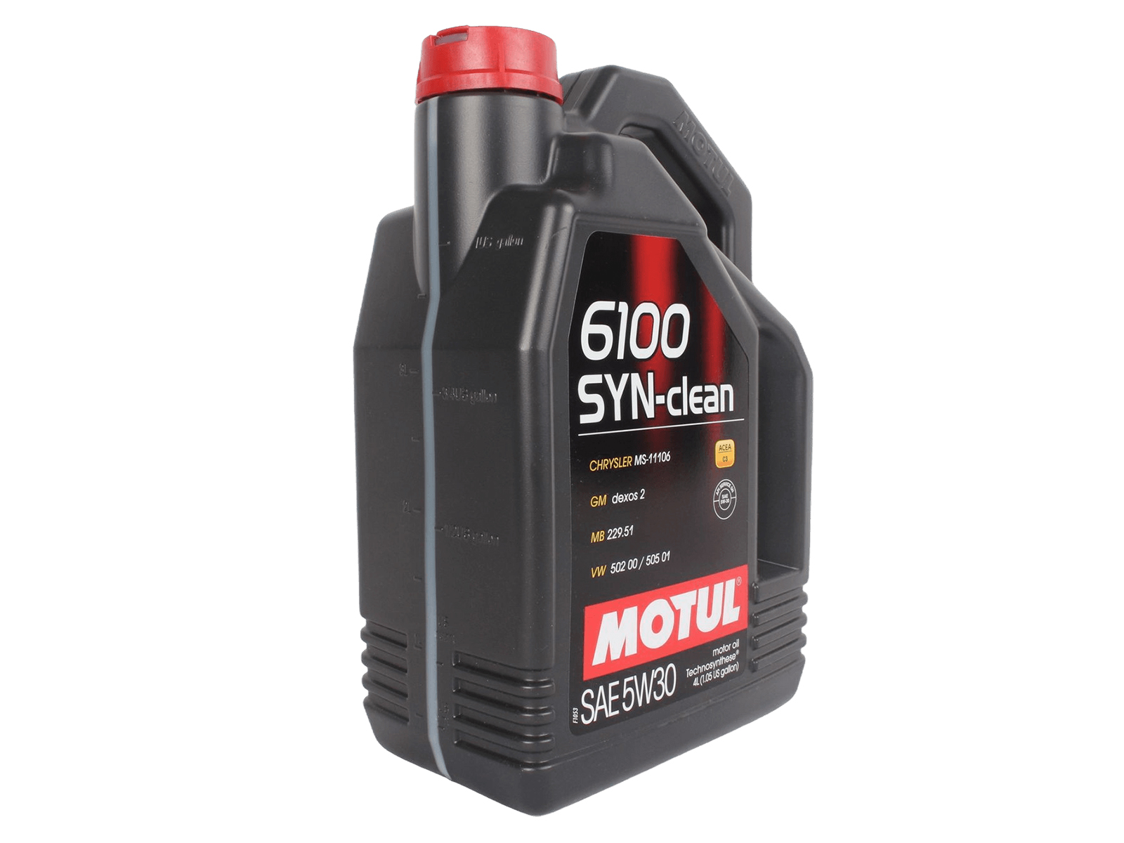 Масло моторное MOTUL 6100 SYN-CLEAN 5W30 4л фотография №3