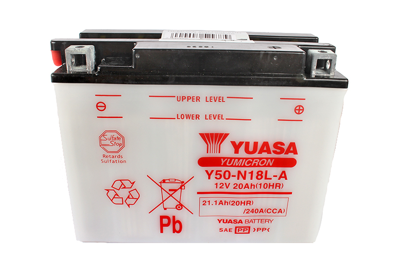 Мотоаккумулятор YUASA Y50-N18L-A фотография №3