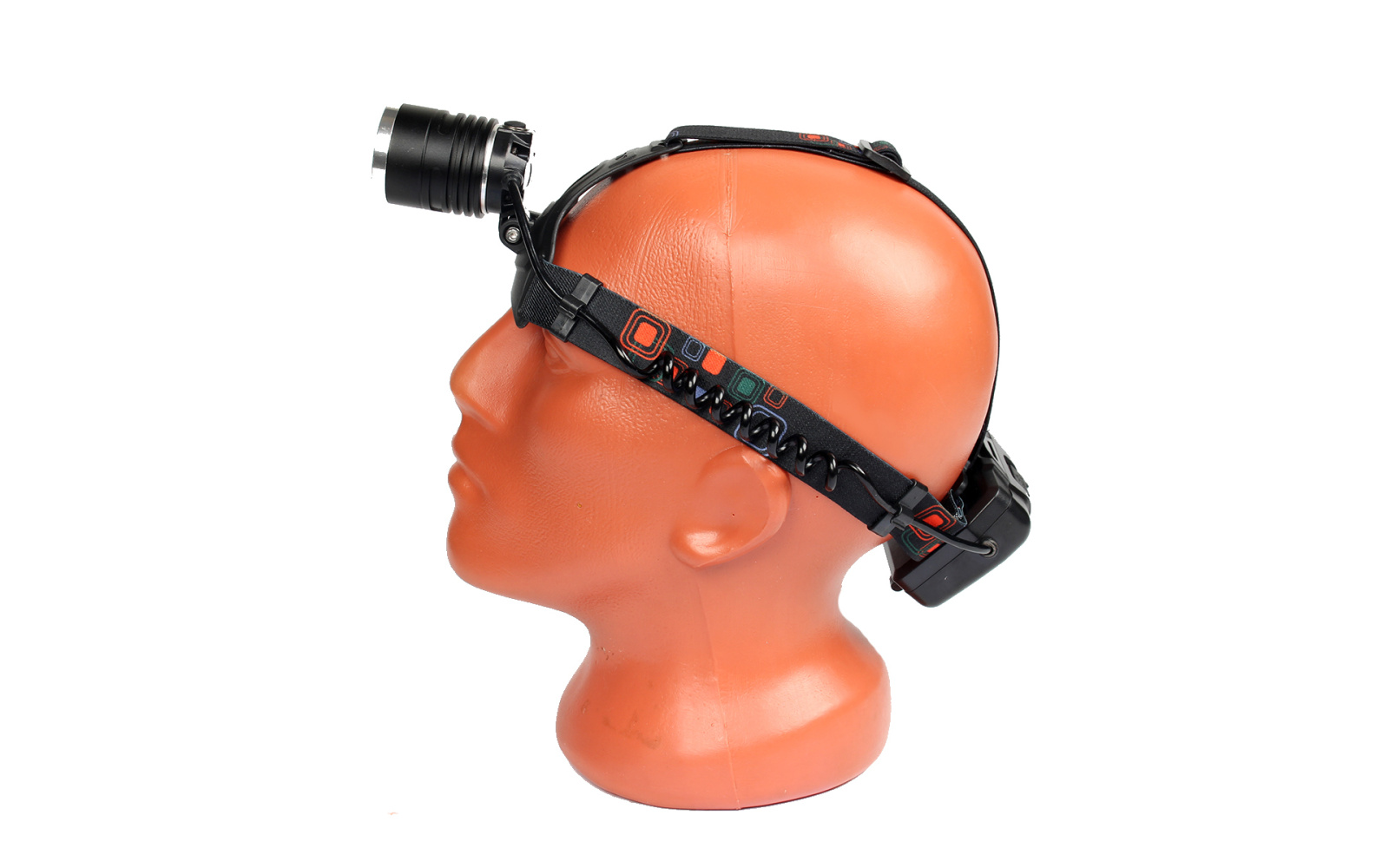 Фонарь налобный светодиодный АКБ USB 850 фотография №3