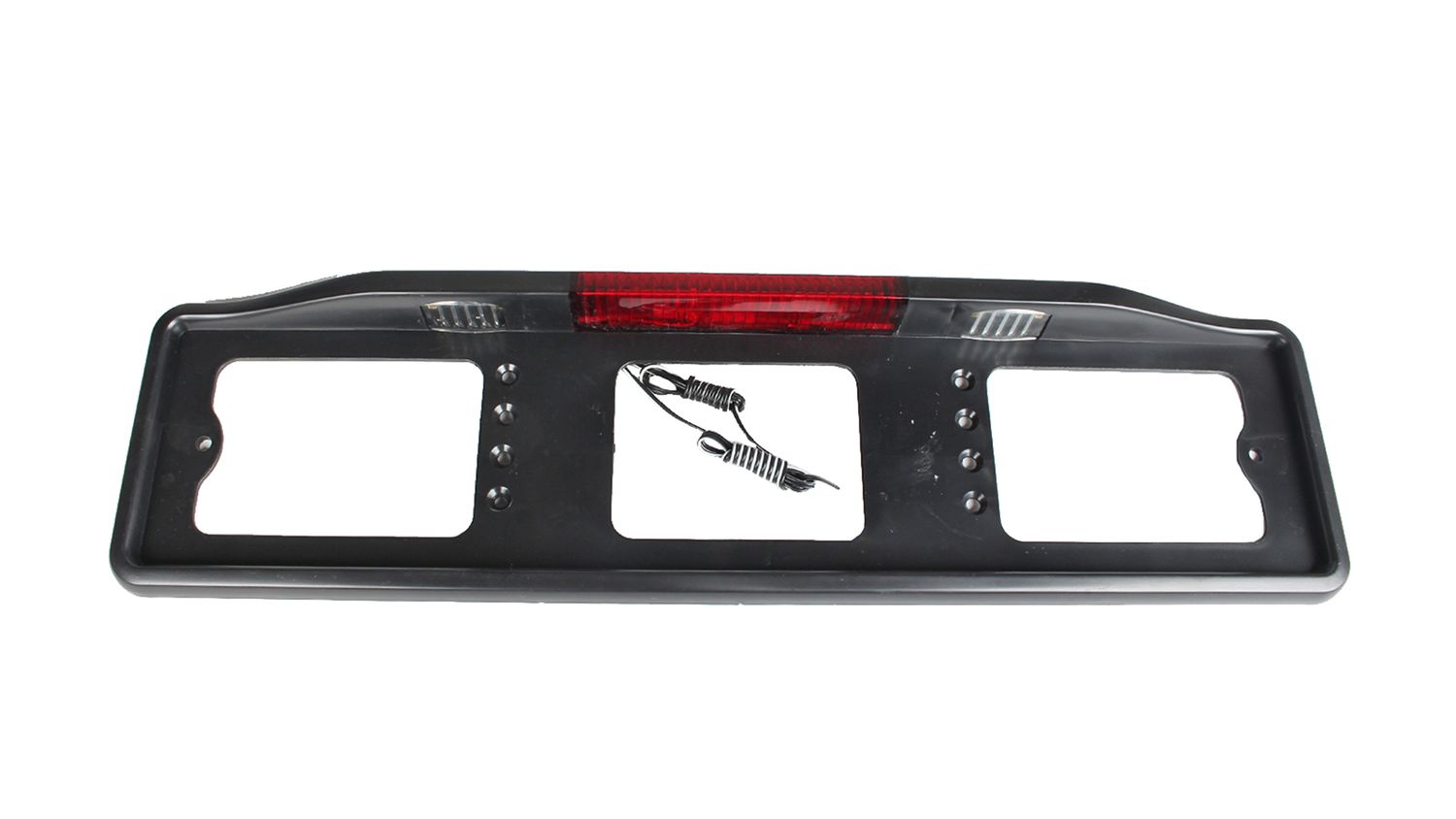 Рамка знака номерного подсветка стоп-сигнал черная 1 штука фотография №1