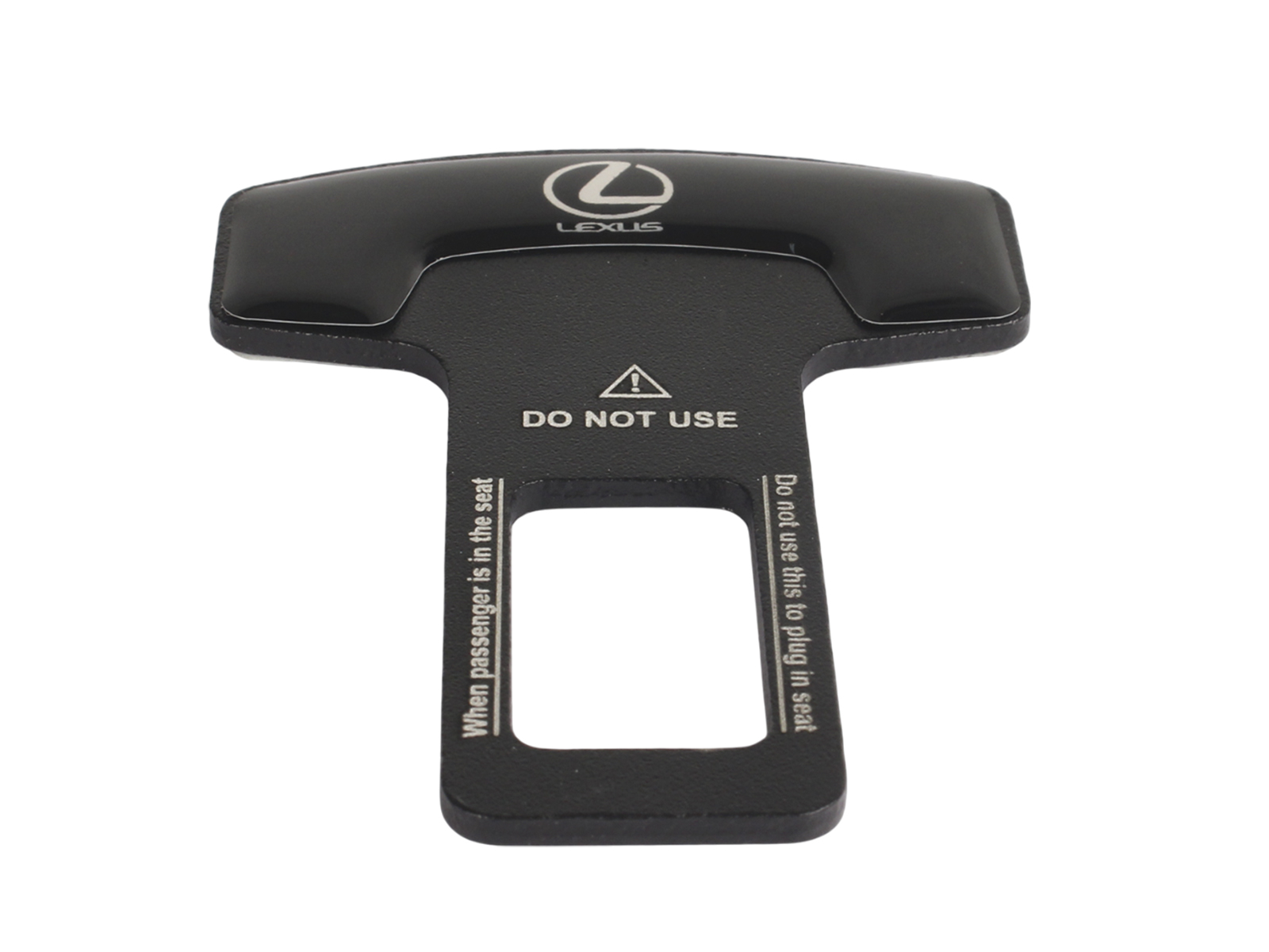 Заглушка ремня безопастности металлическая LEXUS 1 штука фотография №2