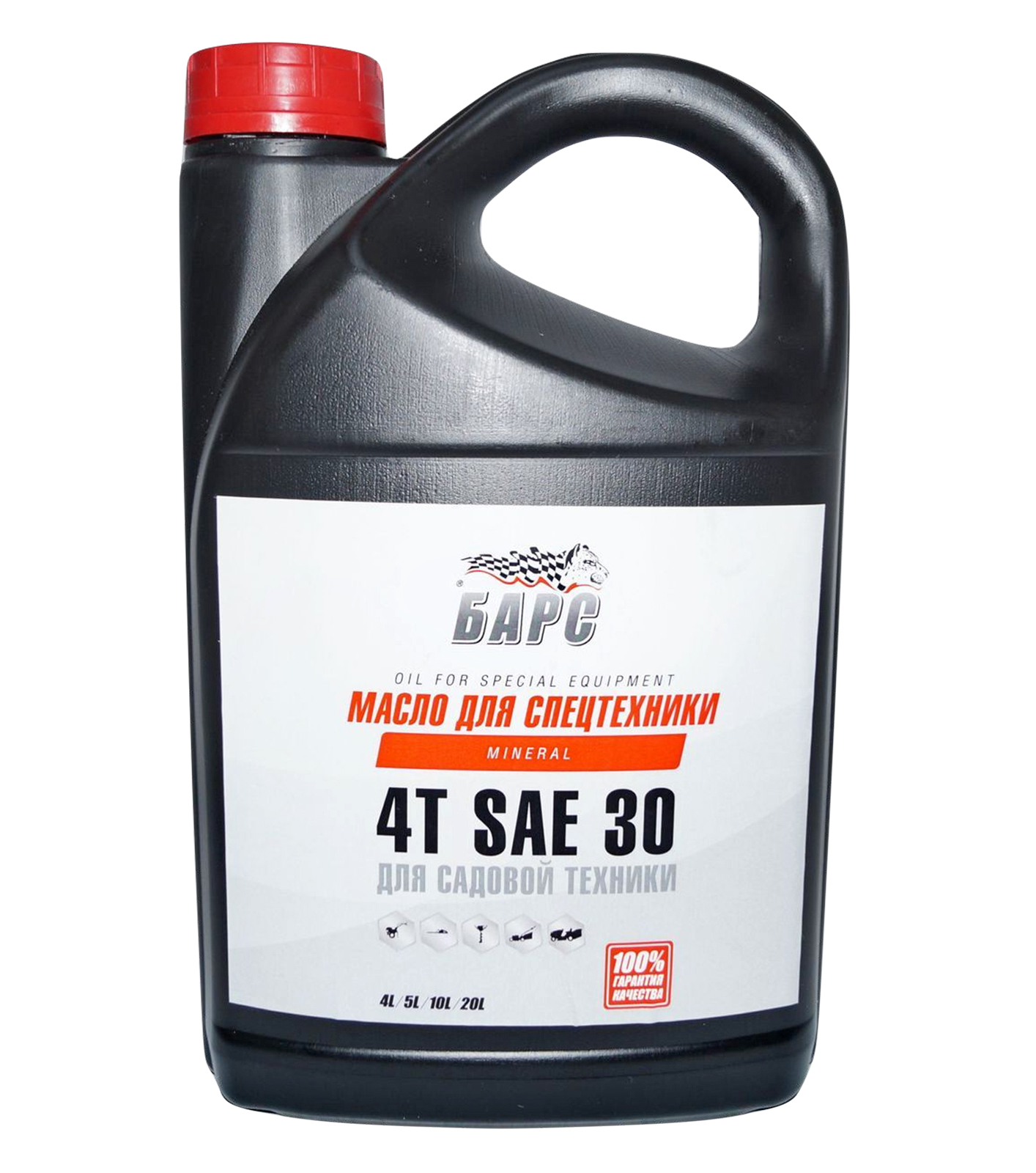 Масло моторное БАРС 4Т SAE30 4л фотография №1