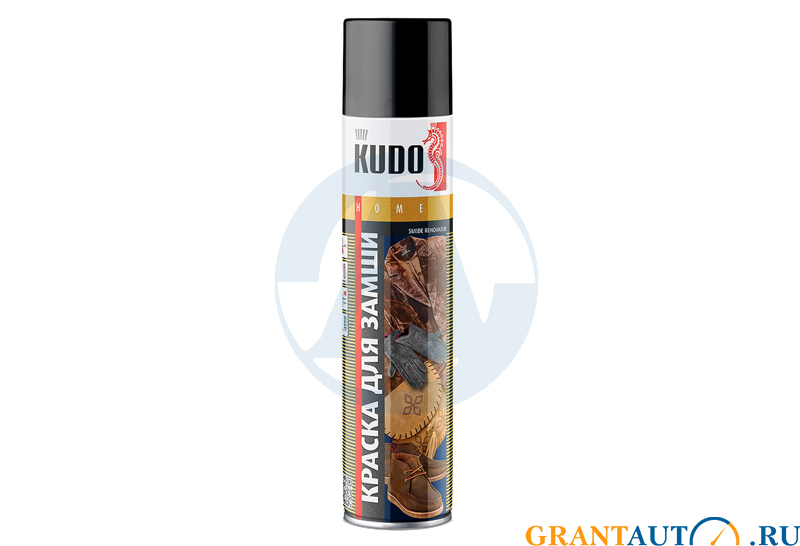 Краска KUDO для замши и нубука коричневая 400мл фотография №1