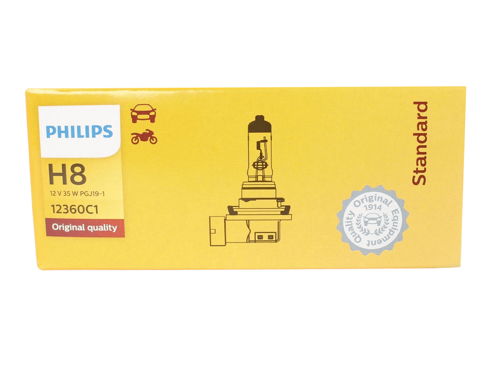 Лампа 12Vx35W H8 PHILIPS P-12360/O-64212 фотография №5