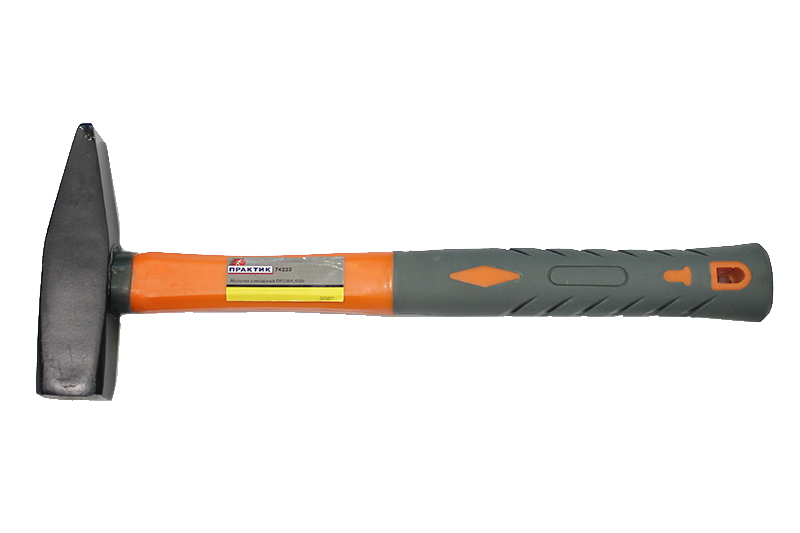 Молоток слесарный ПРАКТИК с фиберглассовой рукояткой 600 гр фотография №1