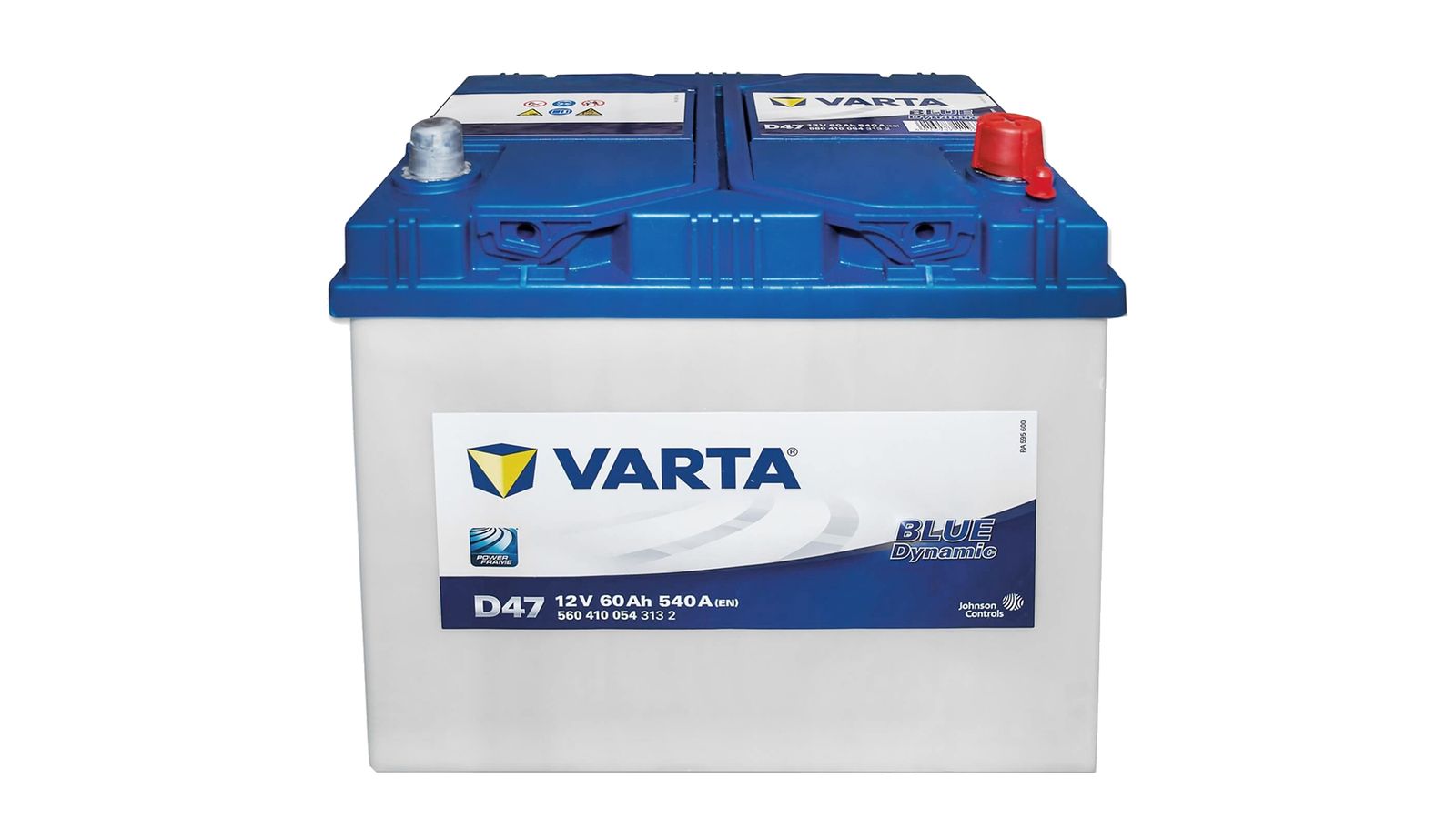 Аккумуляторная батарея VARTA BLUE 6СТ60 D47 560 410 054. 6СТ60 1100 И фотография №1