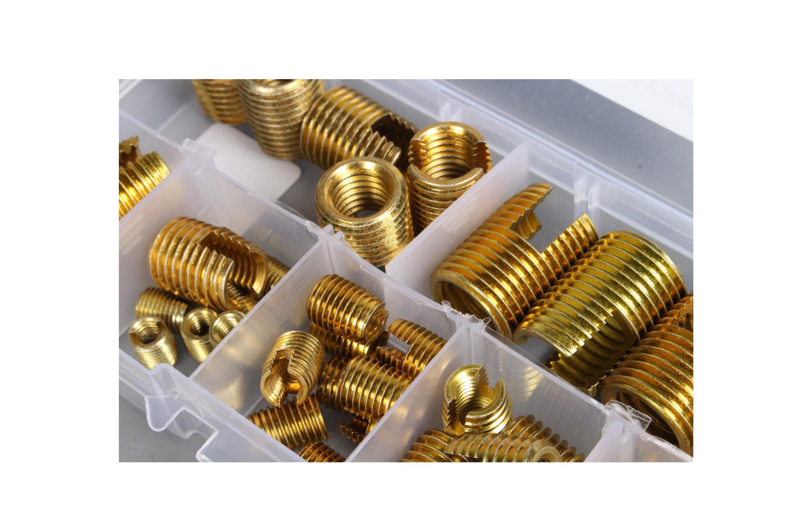 Набор вставок футорок для ремонта резьбы M3-M12  50 предметов ANROKEY фотография №2