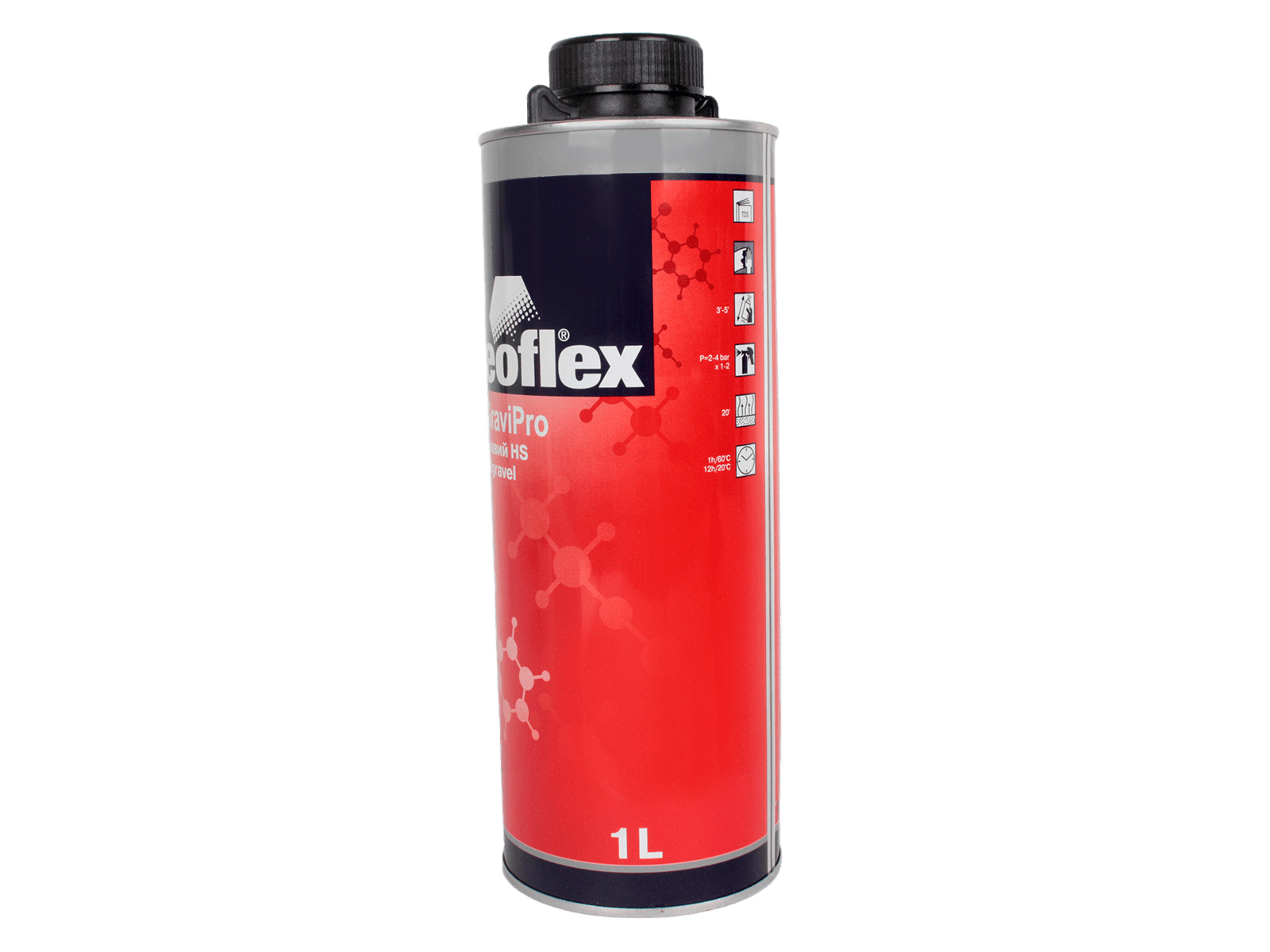 Антигравий REOFLEX HS черный 1л фотография №2