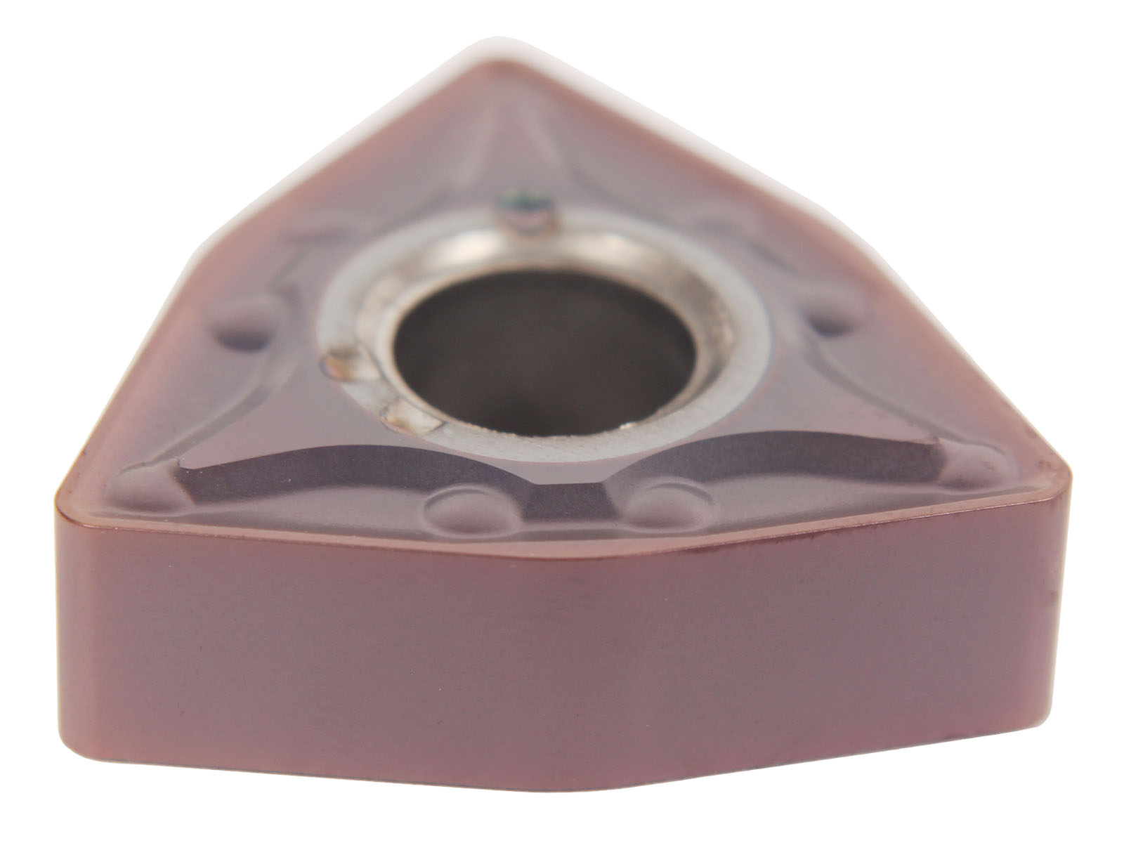 Пластина сменная Тригональная 80градусов WNMG080408-MA для резца VP15 (1 штука) ANROKEY фотография №3
