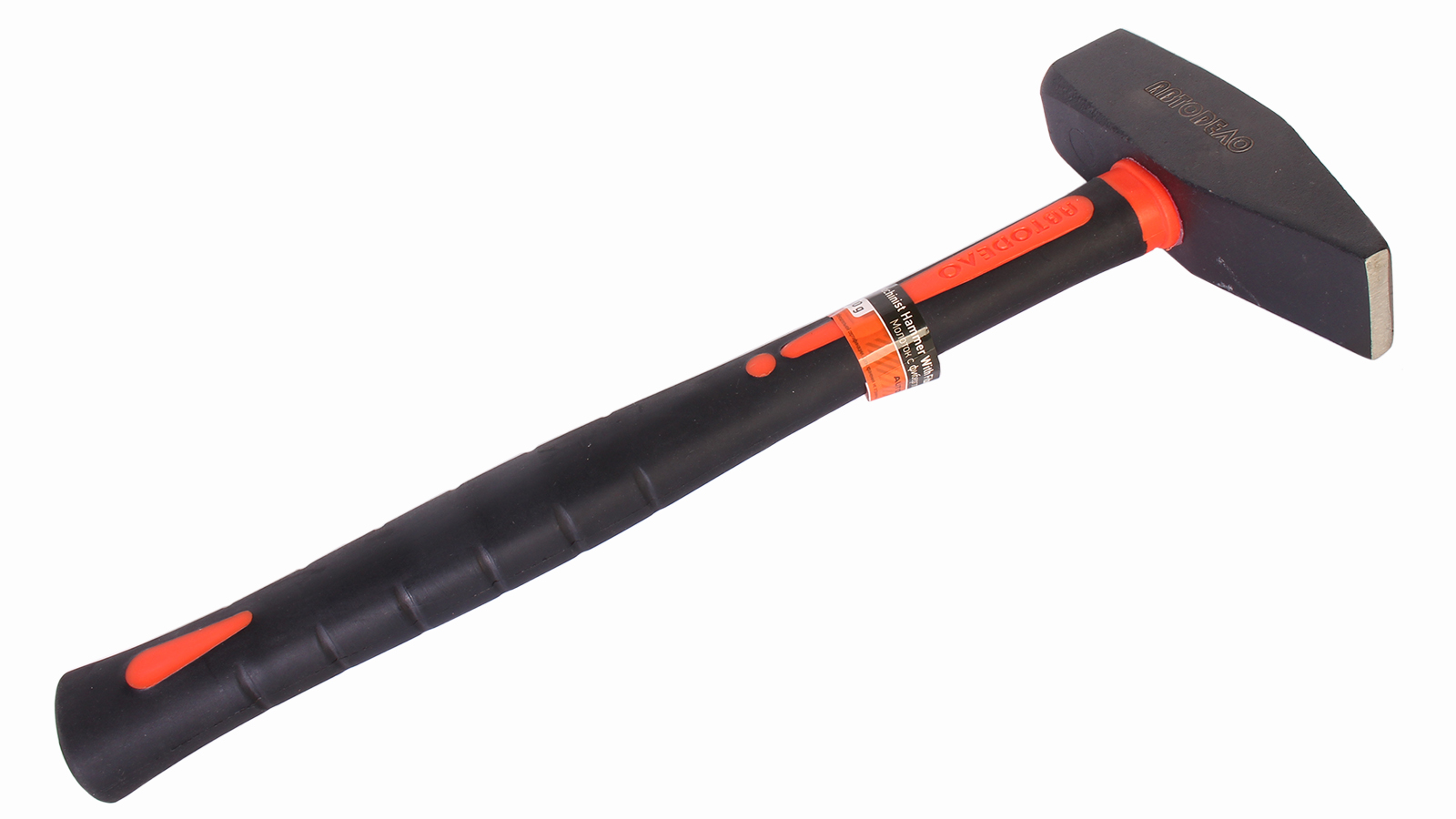 Молоток слесарный АвтоDело с фиберглассовой ручкой 1000 гр фотография №2