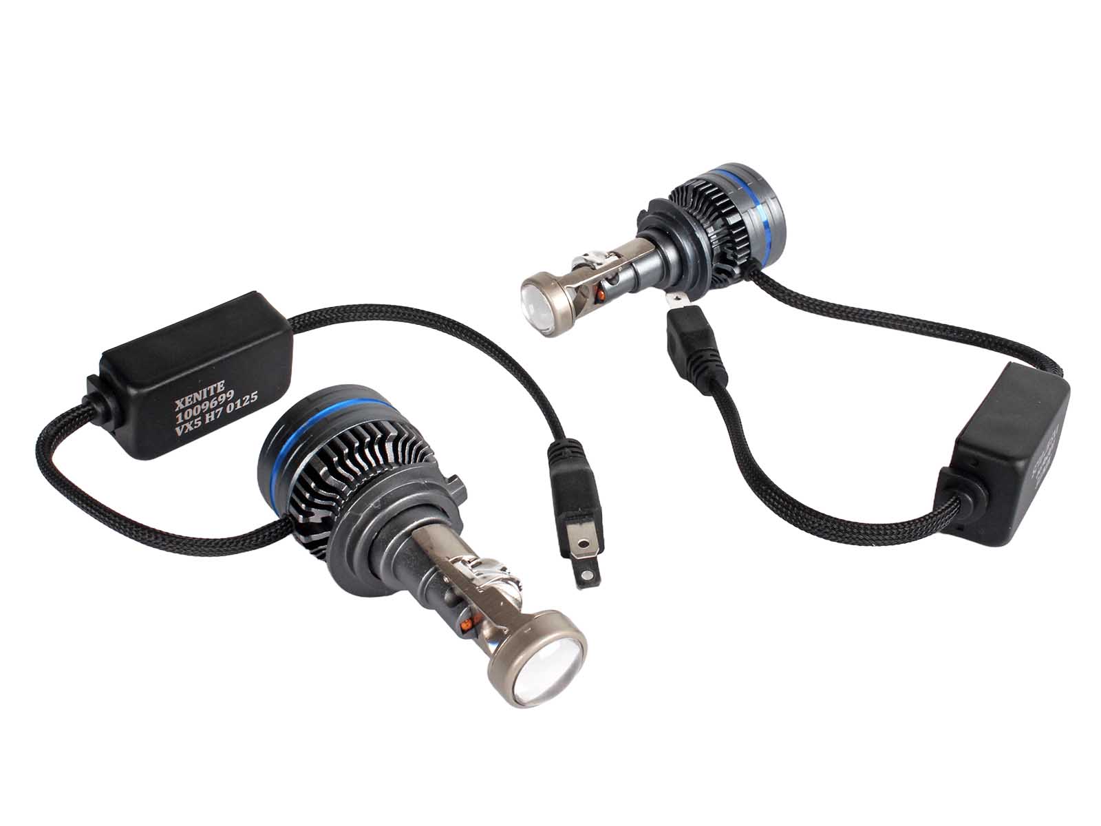 Лампа XENITE LED Lens VX 5 MINI 12V H7 50W 6000Lm 5500K диодная с линзой 2 штуки комплект 1009699 фотография №3
