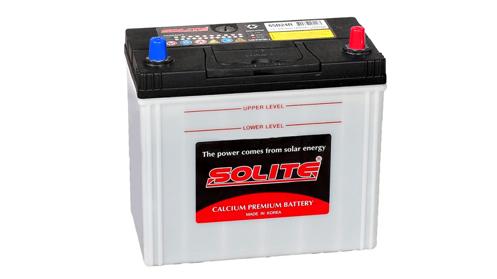 Аккумуляторная батарея SOLITE 65B24L 6СТ50 обратная фотография №1