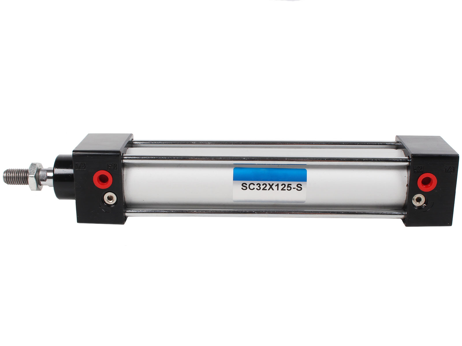 Пневмоцилиндр SC32x125-S, ход штока 125мм, D-32мм фотография №2