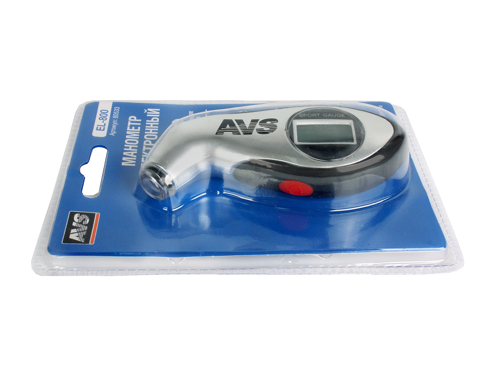 Манометр автомобильный AVS EL-800 фотография №3