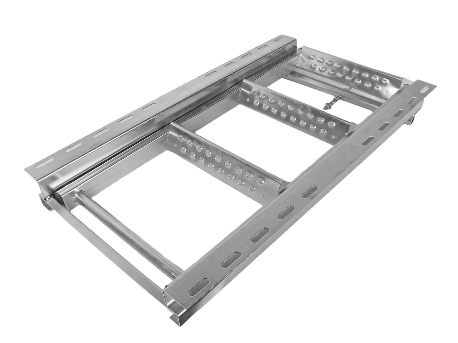 Лестница фургона складная 3-и ступенчатая средняя h-690 9022-1_ фотография №3