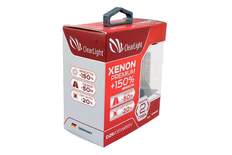 Лампа ксеноновая D2R+150% Clearlight Premium к-т фотография №4