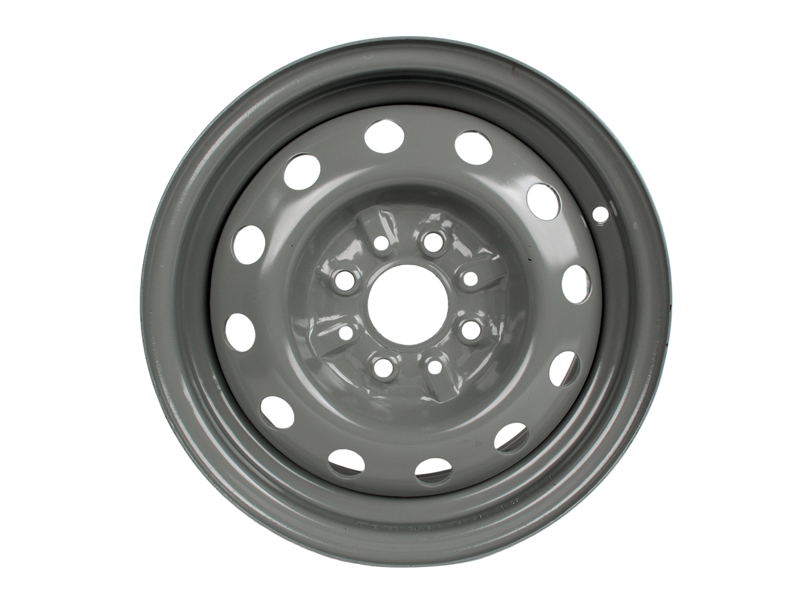 Диск колеса ВАЗ-08-09 R13х5.5 серо-зеленый 1 штука ТЗСК фотография №1