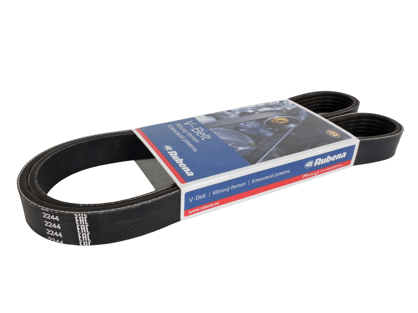 Ремень ГАЗ-3302, УАЗ генератора ЗМЗ-406 без ГУР RUBENA 6PK1220 фотография №3
