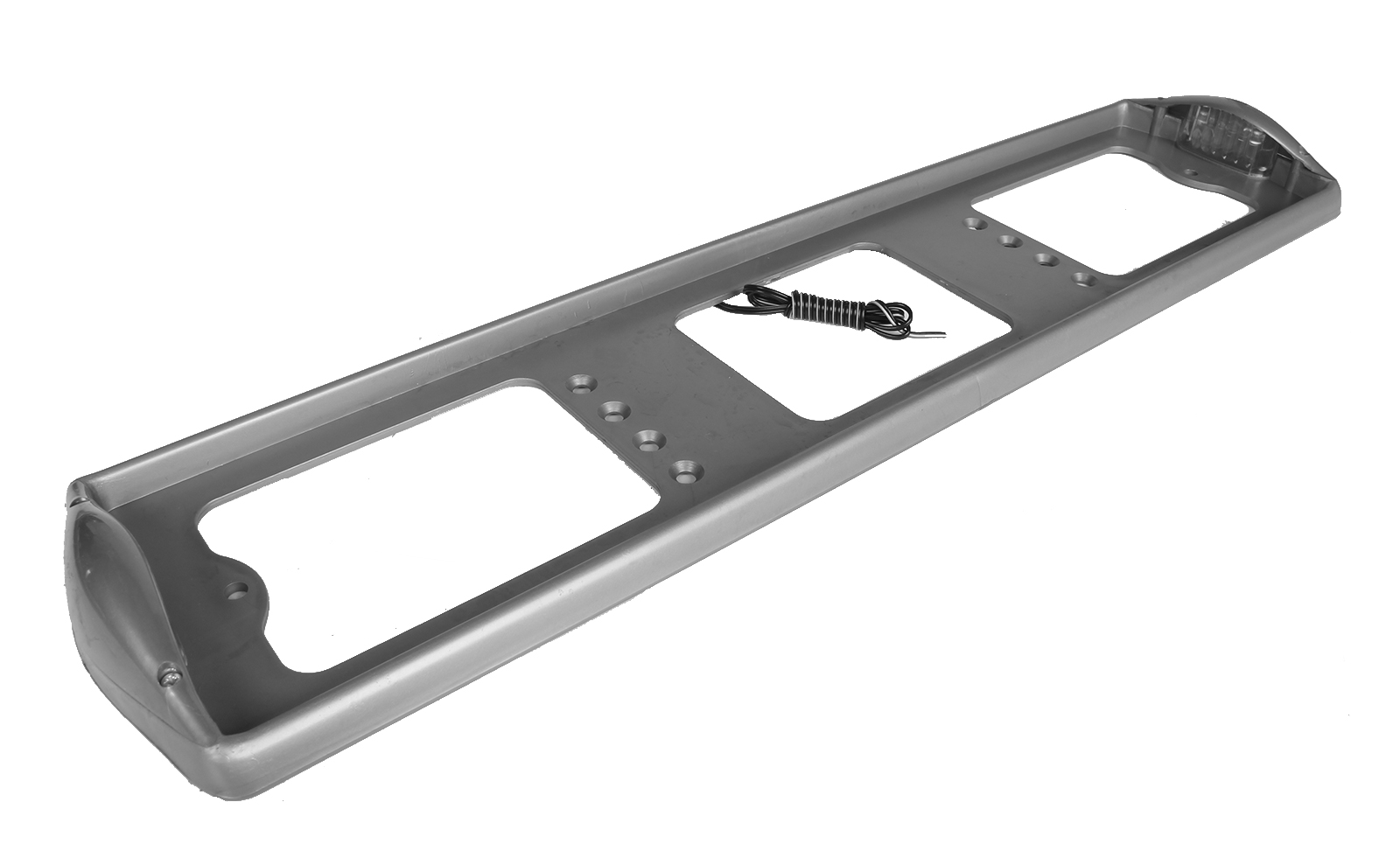 Рамка знака номерного боковая подсветка серая 1 штука AB-002G фотография №2