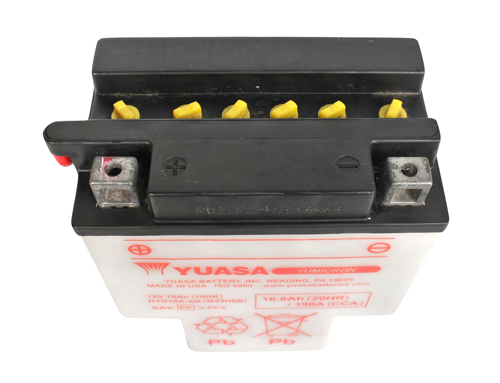 Мотоаккумулятор YUASA HYB 16A AB фотография №2