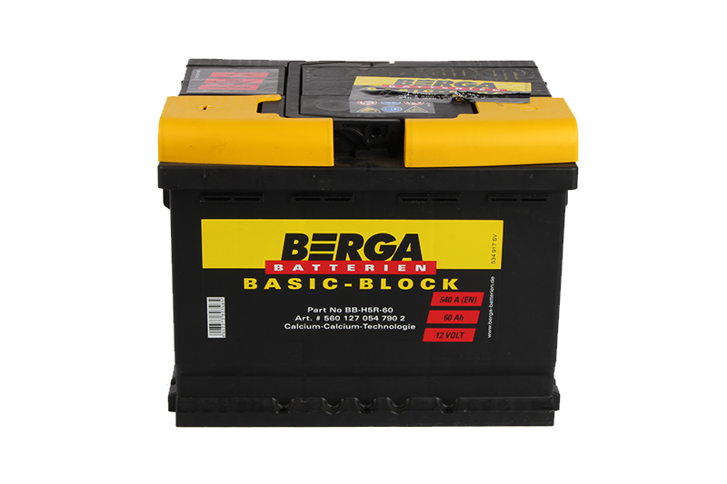 Аккумуляторная батарея BERGA Basicblock 6СТ60 фотография №1