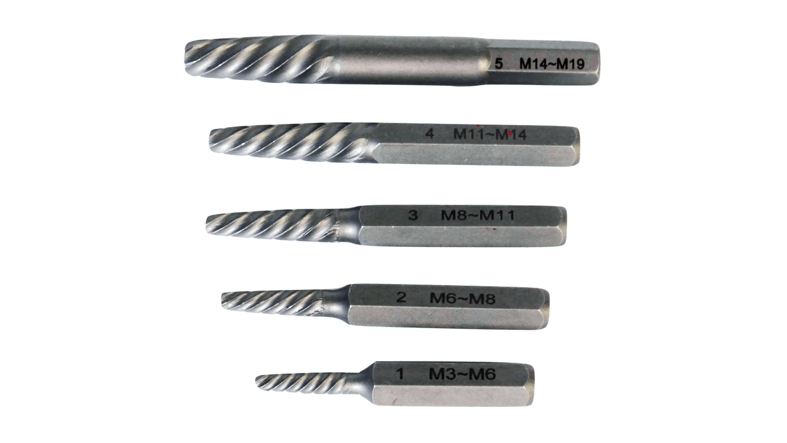 Набор экстракторов JTC 5/16 х М3-М18 5 предметов фотография №1