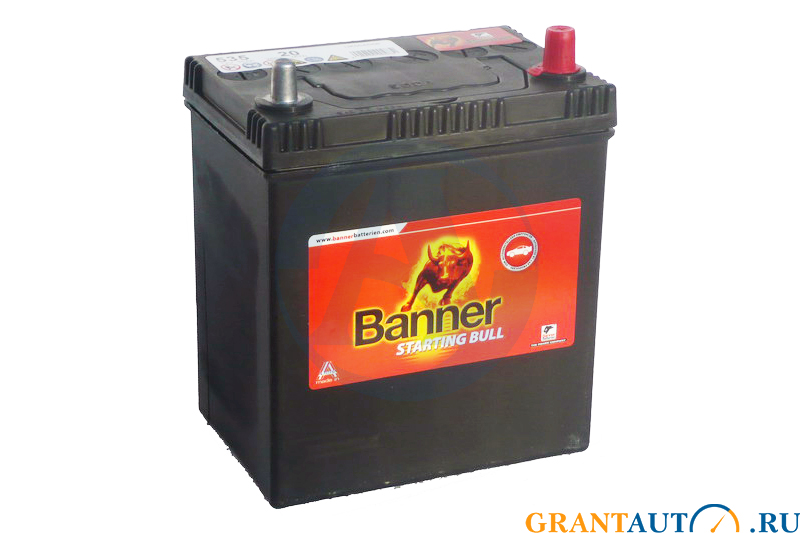 Аккумуляторная батарея BANNER Starting Bull 04 6СТ35 тонкие клемы фотография №1
