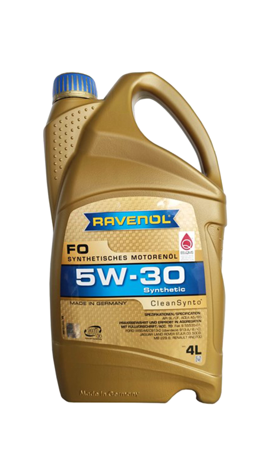 Масло моторное RAVENOL FO 5W30 4л фотография №1