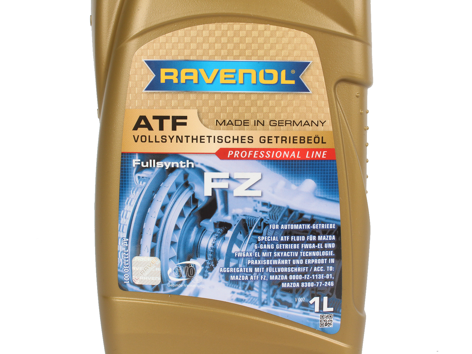 Масло трансмиссионное RAVENOL ATF FZ 1л фотография №3