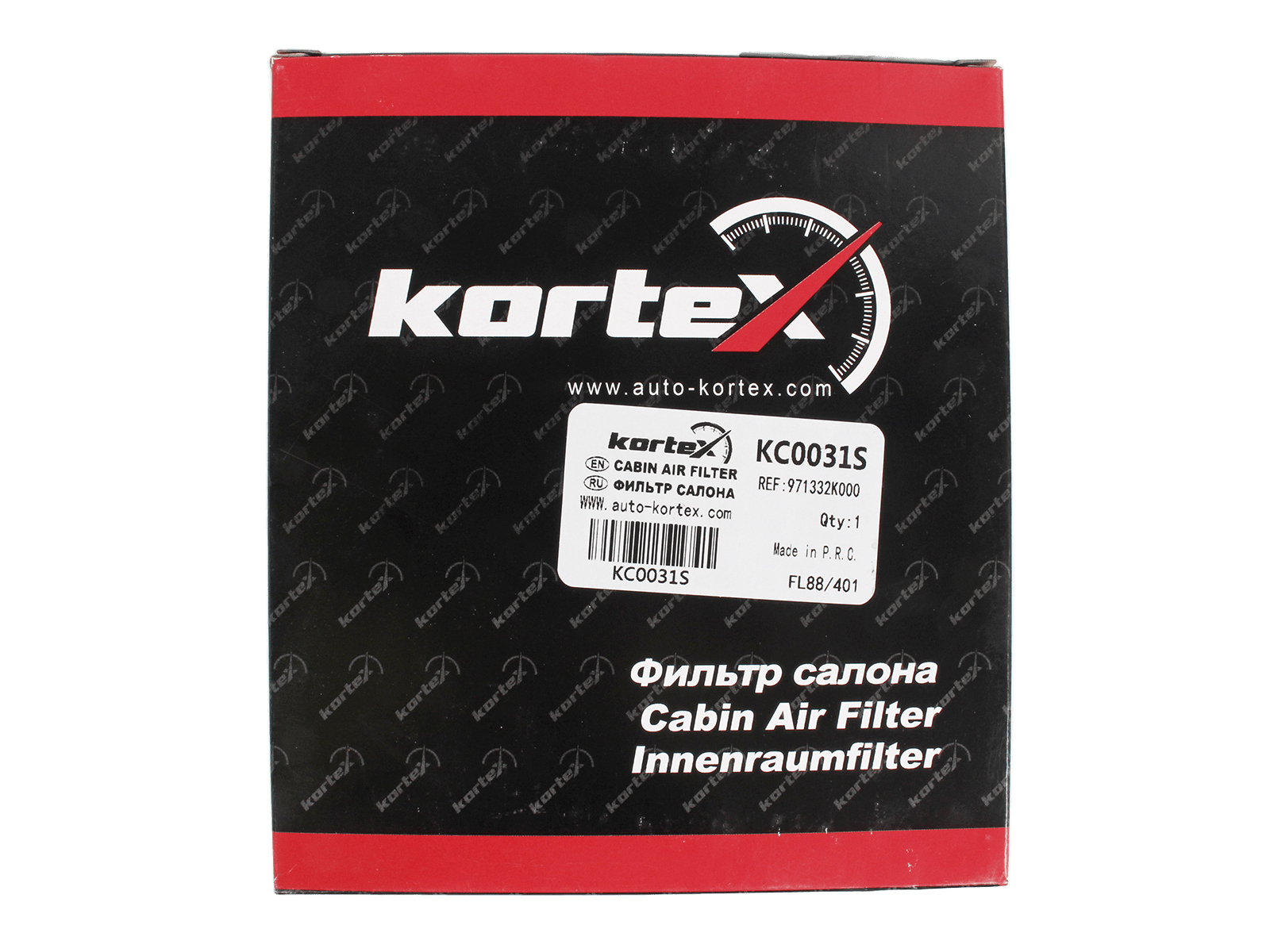 Фильтр салона угольный KORTEX KC0031S фотография №4
