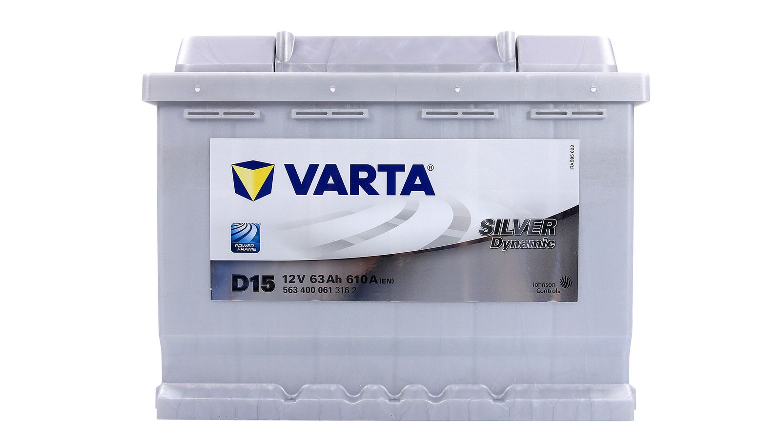 Аккумуляторная батарея VARTA SILVER 6СТ63 D15 * 563 400 061 фотография №1