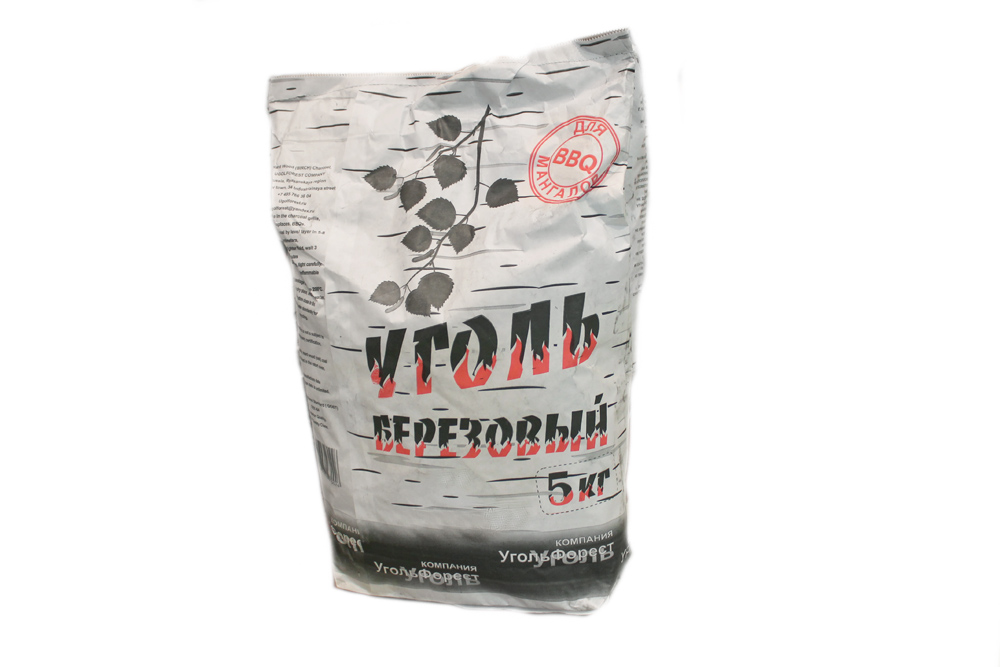 Уголь березовый 5 кг