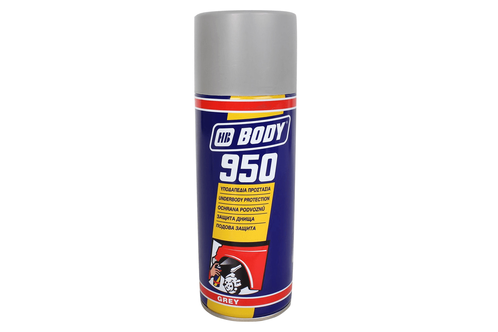 Антигравий BODY 950 серый 400мл фотография №1