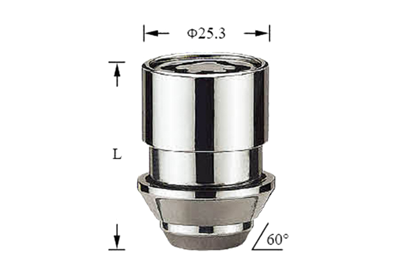 Гайка колеса T-LOCK T2 М12х1.5х36 секретная конус/шайба комплект фотография №1
