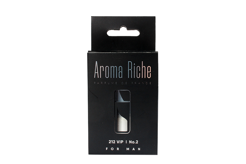 Автомобильный ароматизатор Aroma Riche мужской 212 VIP №2 по мотивам 212 vip FOR MEN Carolina Herrera 5мл фотография №2