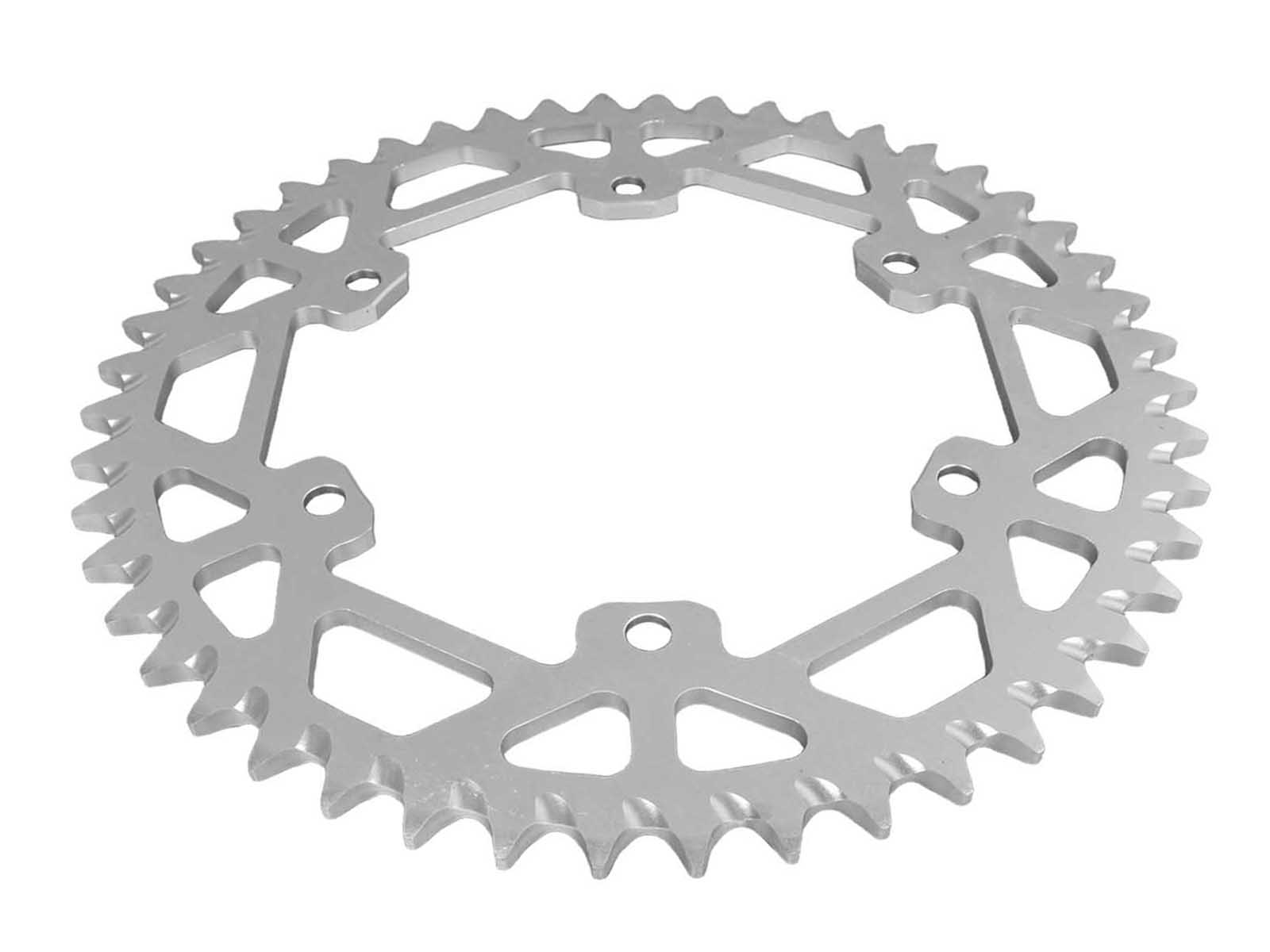 Звезда ведомая алюминевая Kawasaki KX250 80-14 520-48 Silver фотография №3