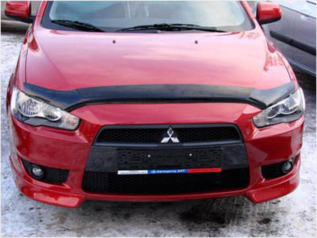 Дефлектор капота MITSUBISHI LANCER 2007- фотография №1