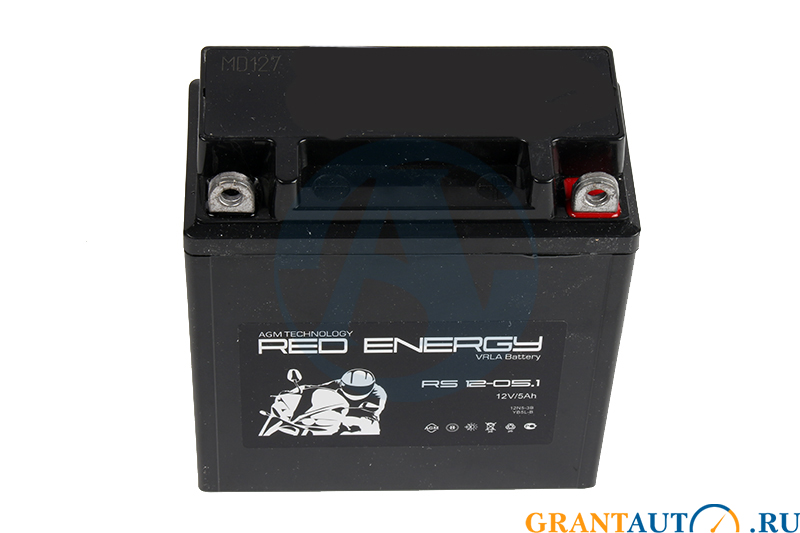 Аккумулятор мотоциклетный Red Energy RS 1205.1 12N5L-BS 6СТ5 фотография №2