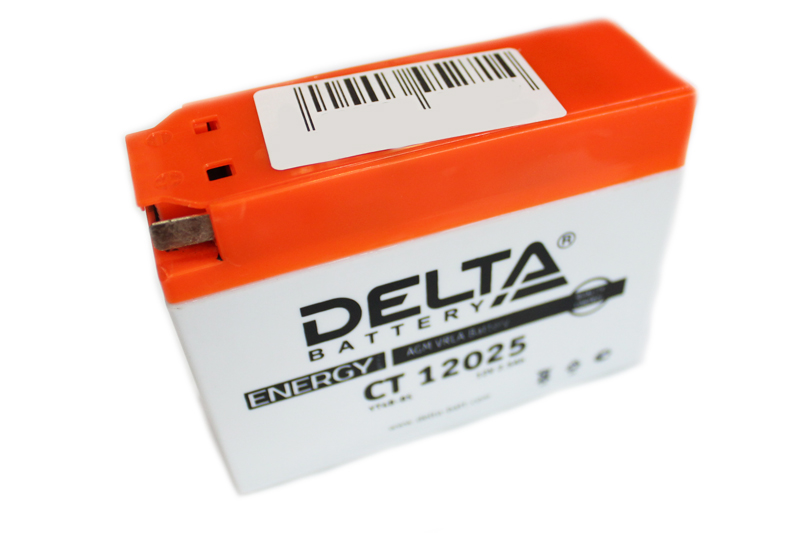 Аккумуляторная батарея DELTA 12025 YT4B-BS 6СТ2.5 фотография №3